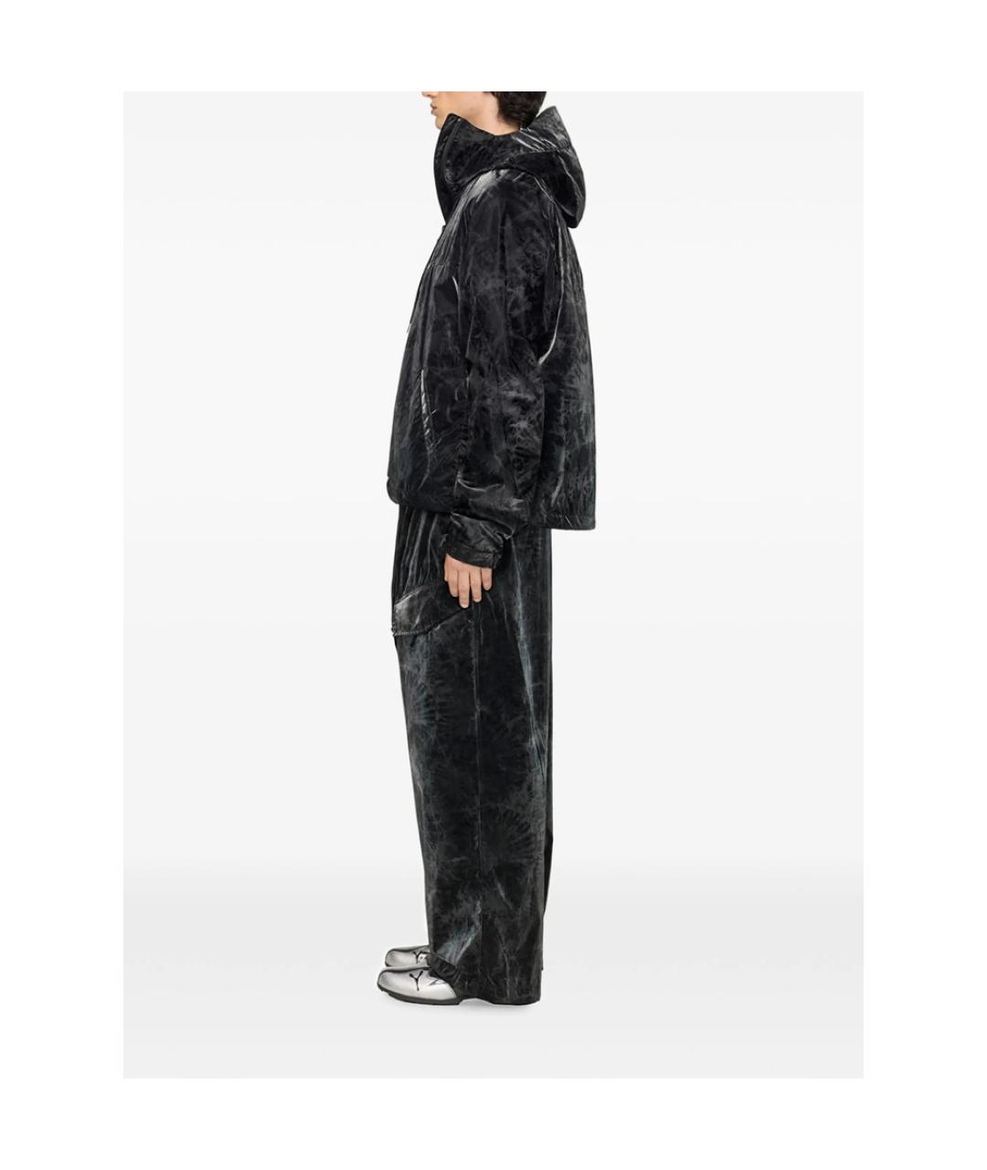 Y-3 Черная нейлоновая куртка, фото 2