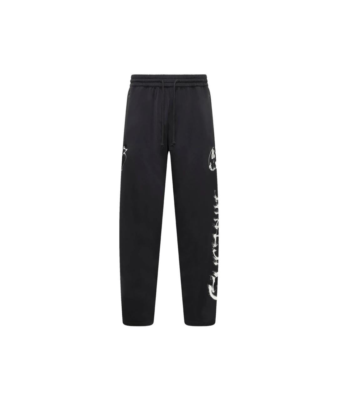 Y-3 Черные полиэстеровые повседневные брюки, фото 1