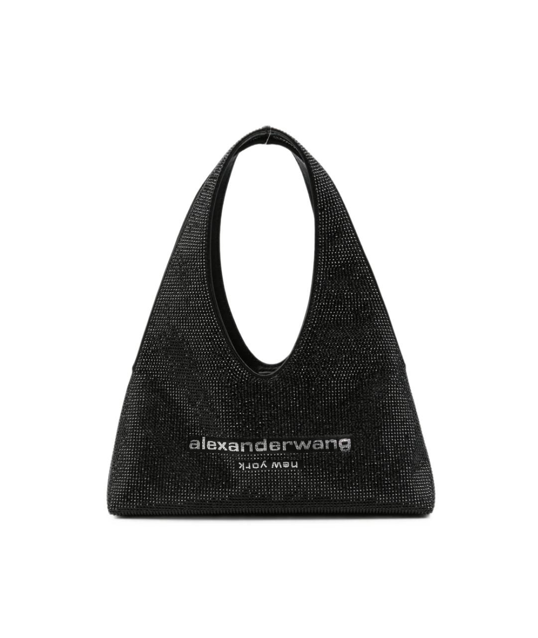 ALEXANDER WANG Черная тканевая сумка через плечо, фото 1