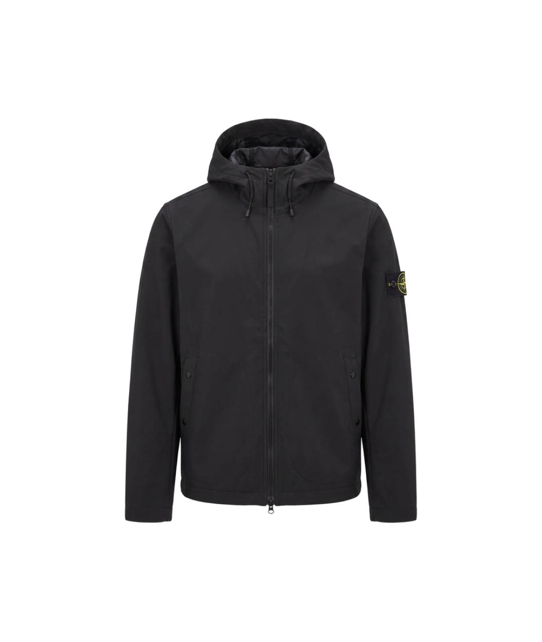 STONE ISLAND Черная полиэстеровая куртка, фото 1