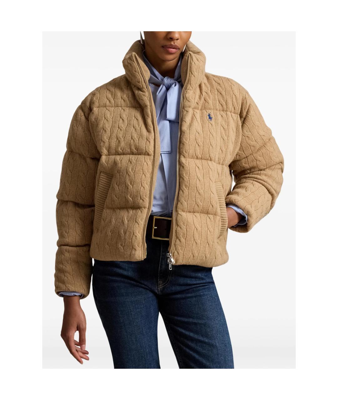 RALPH LAUREN Бежевый пуховик, фото 5