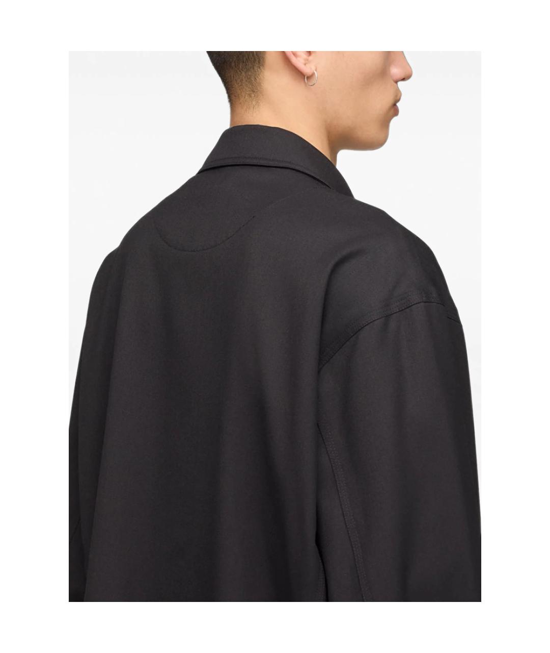 Y-3 Черная шерстяная куртка, фото 4