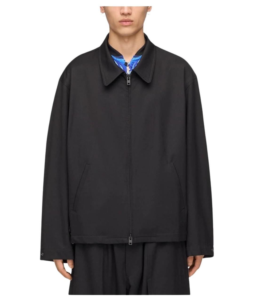Y-3 Черная шерстяная куртка, фото 1