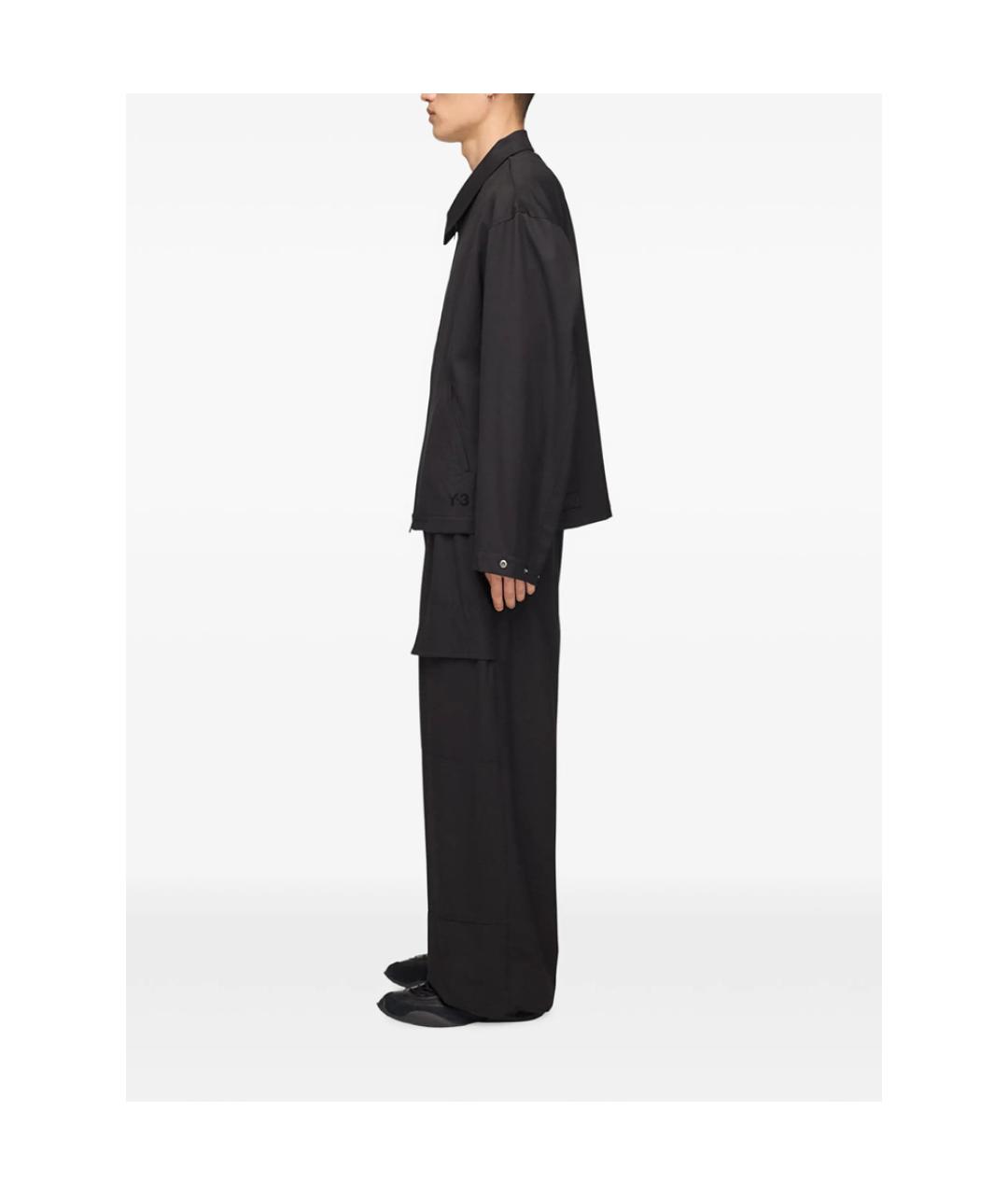 Y-3 Черная шерстяная куртка, фото 6