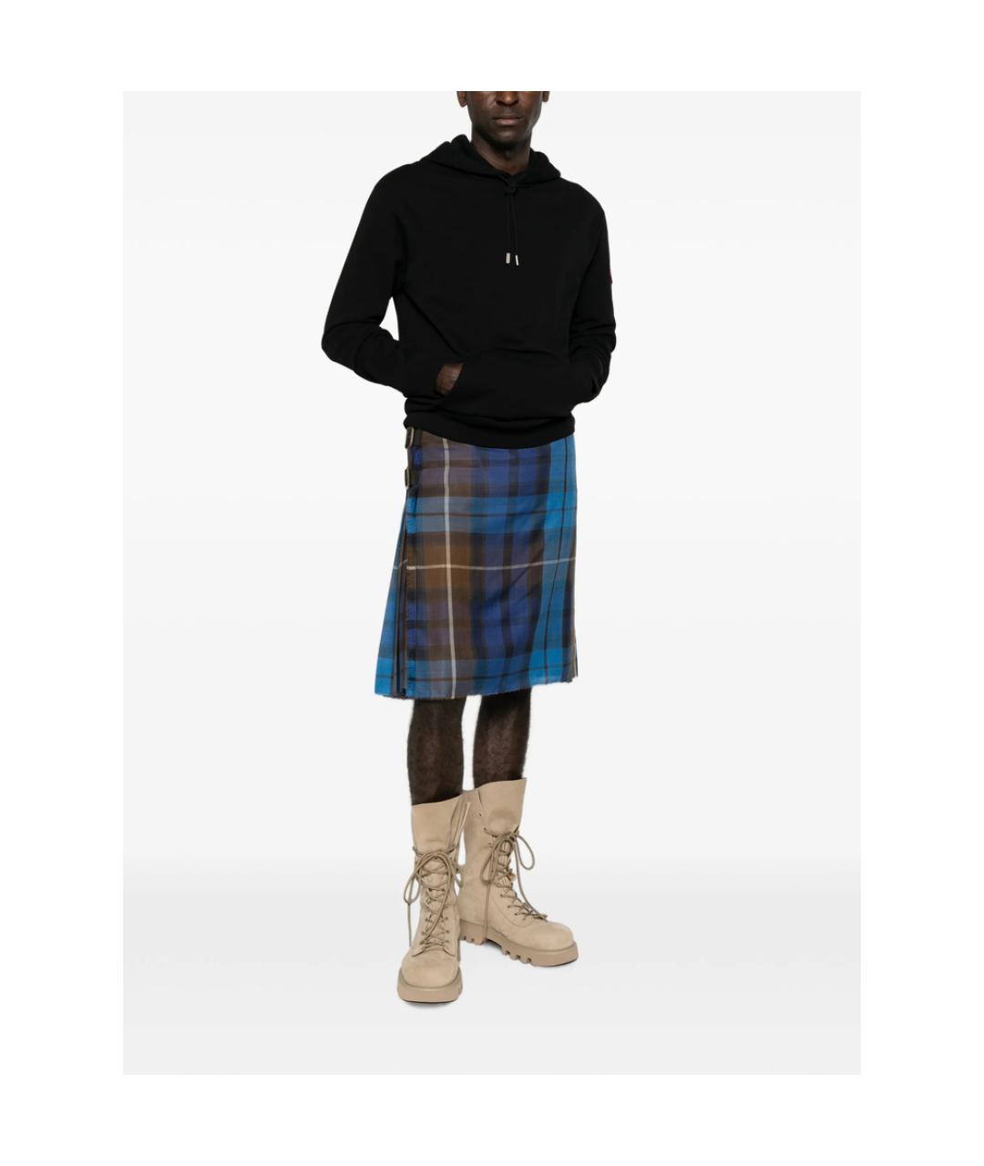 VIVIENNE WESTWOOD Синие шерстяные повседневные брюки, фото 2