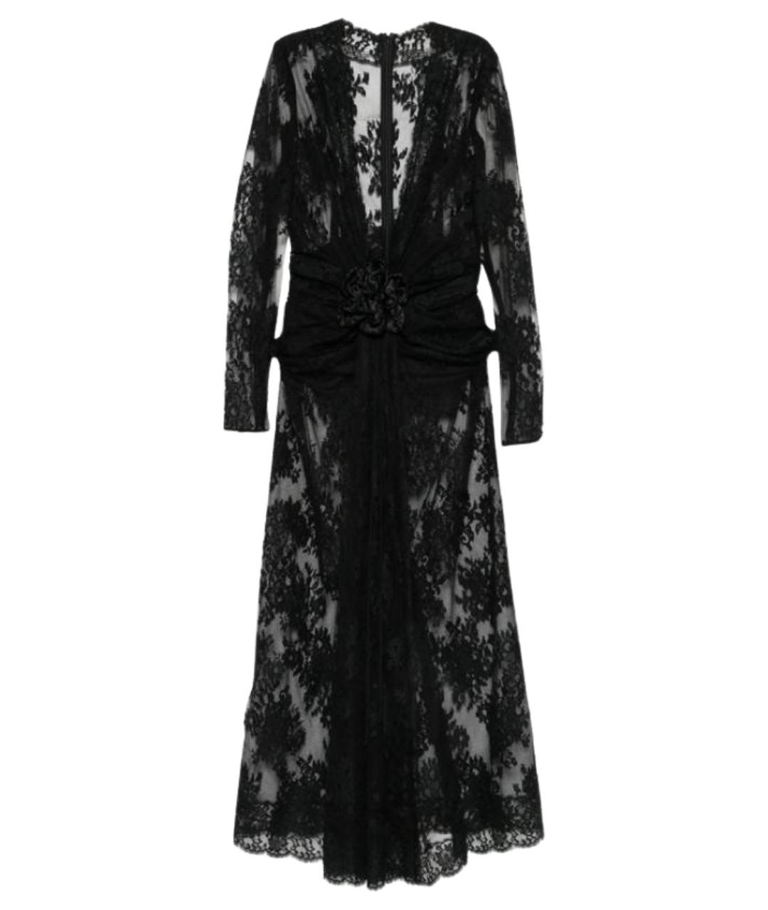DOLCE&GABBANA Черное хлопковое вечернее платье, фото 1