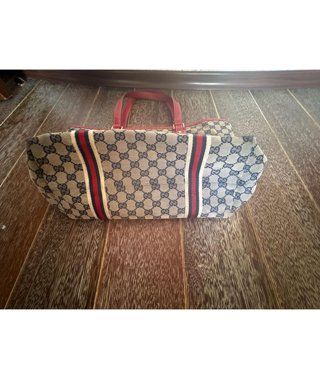 GUCCI Тканевая сумка тоут, фото 8
