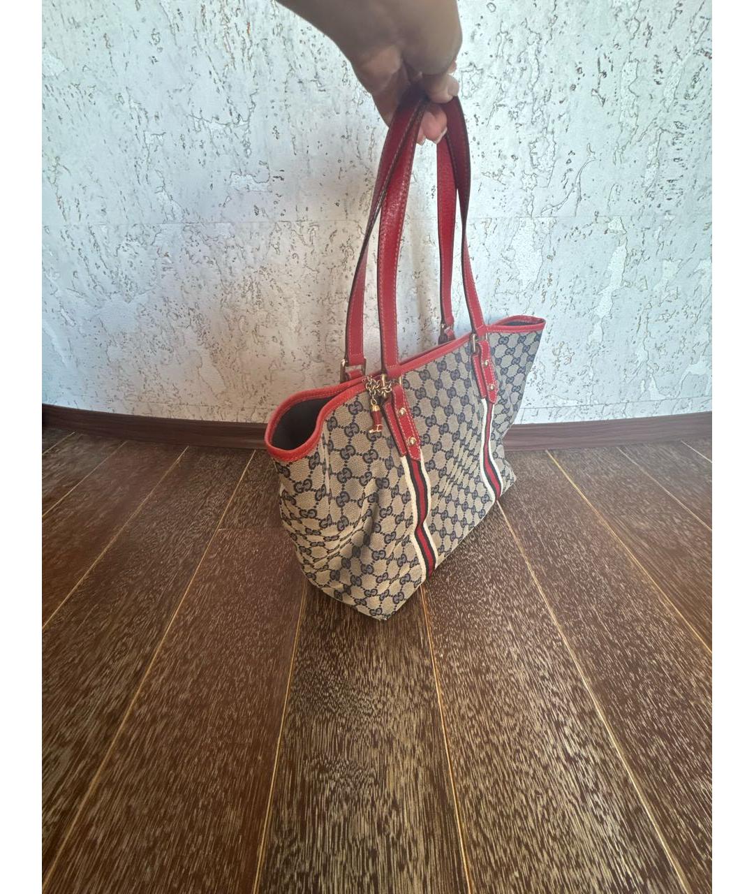 GUCCI Тканевая сумка тоут, фото 2