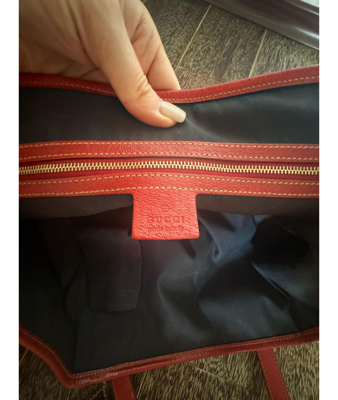 GUCCI Тканевая сумка тоут, фото 5