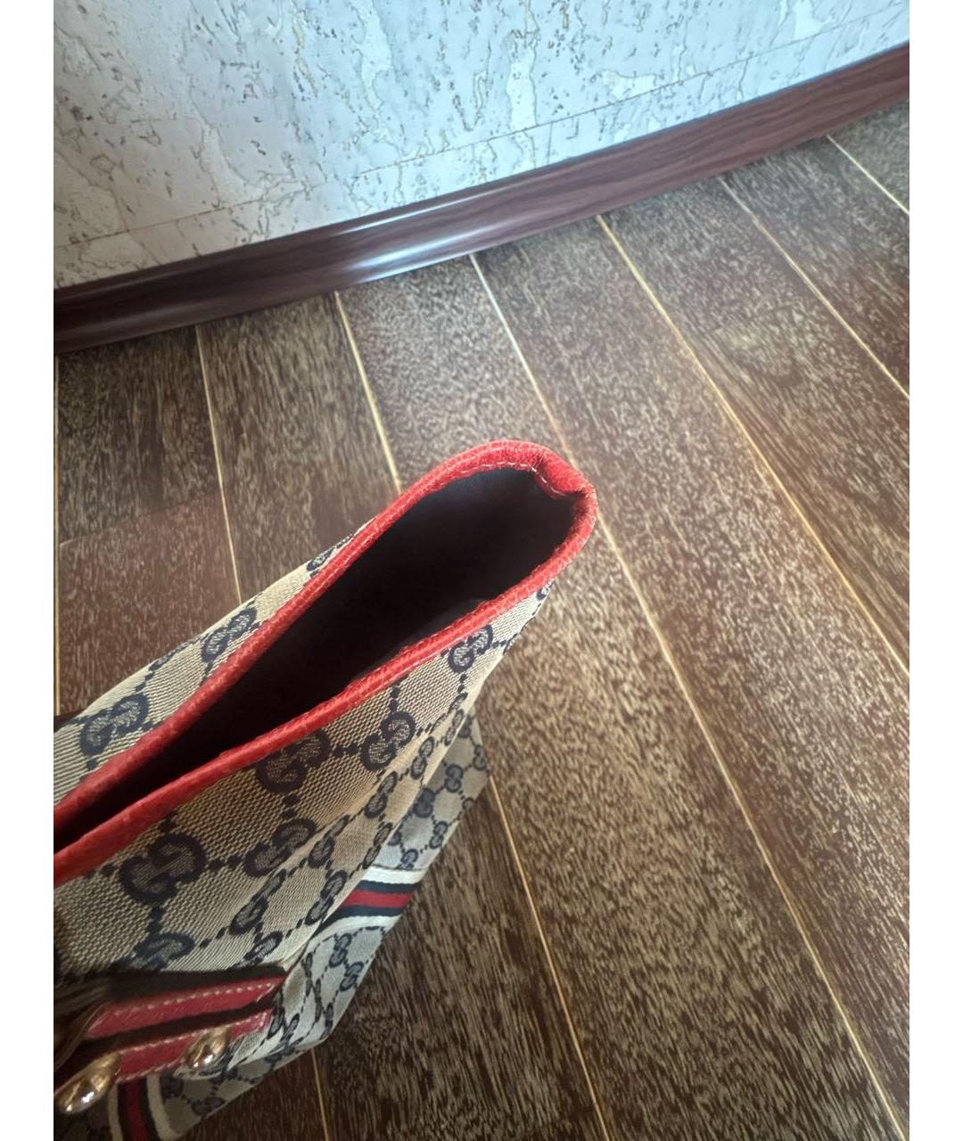 GUCCI Тканевая сумка тоут, фото 7