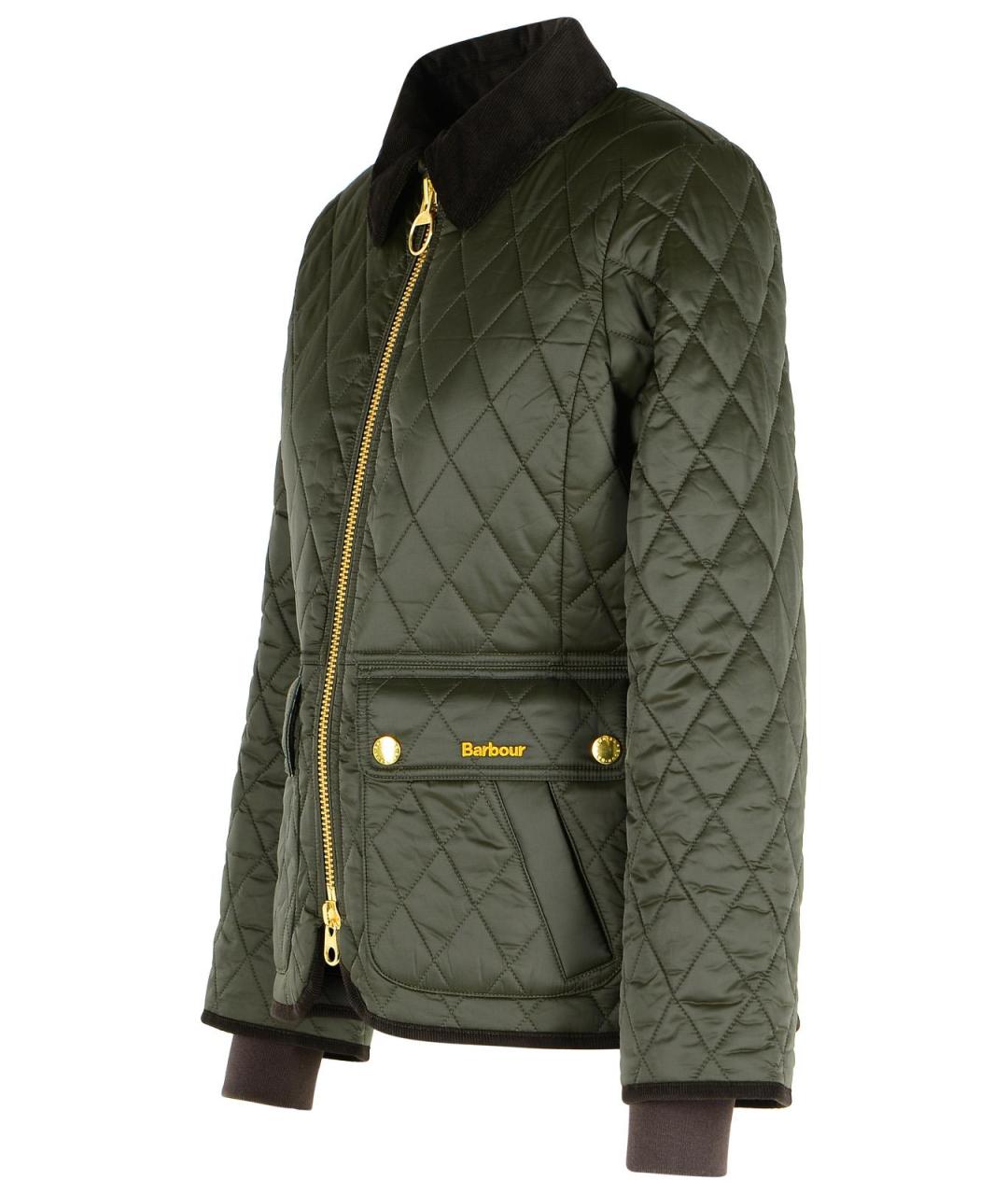 BARBOUR Зеленая полиамидовая куртка, фото 2