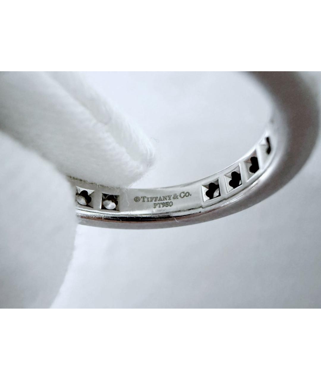TIFFANY&CO Серебряное платиновое кольцо, фото 4