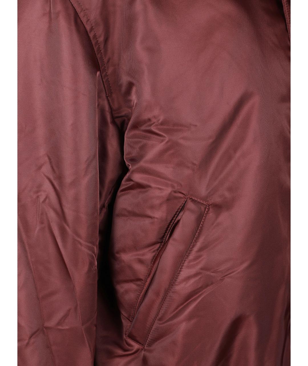 RHUDE Бордовая полиамидовая куртка, фото 2