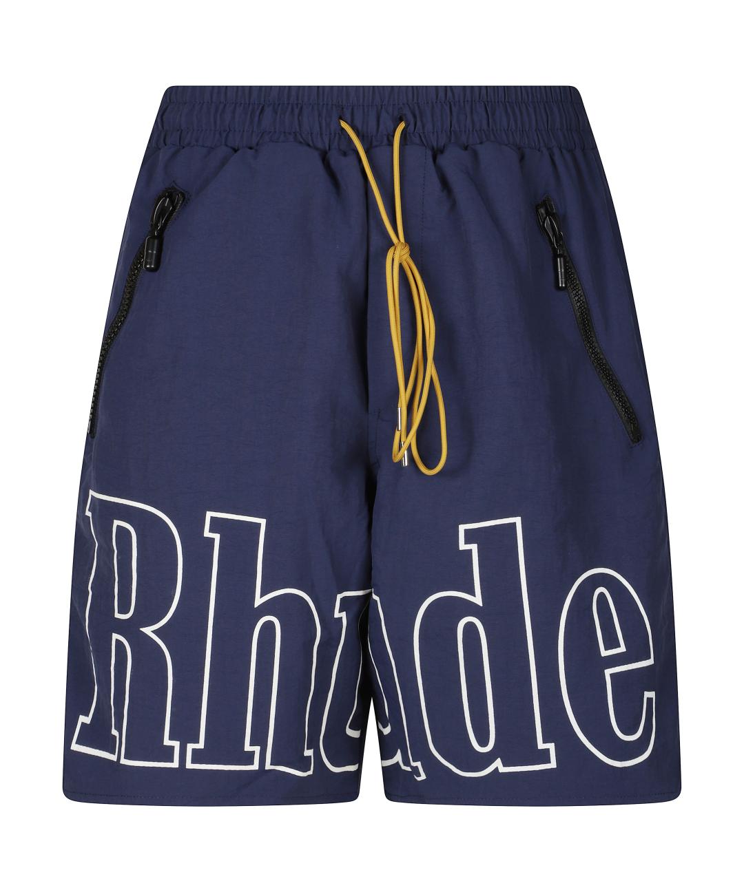 RHUDE Темно-синие шорты, фото 1