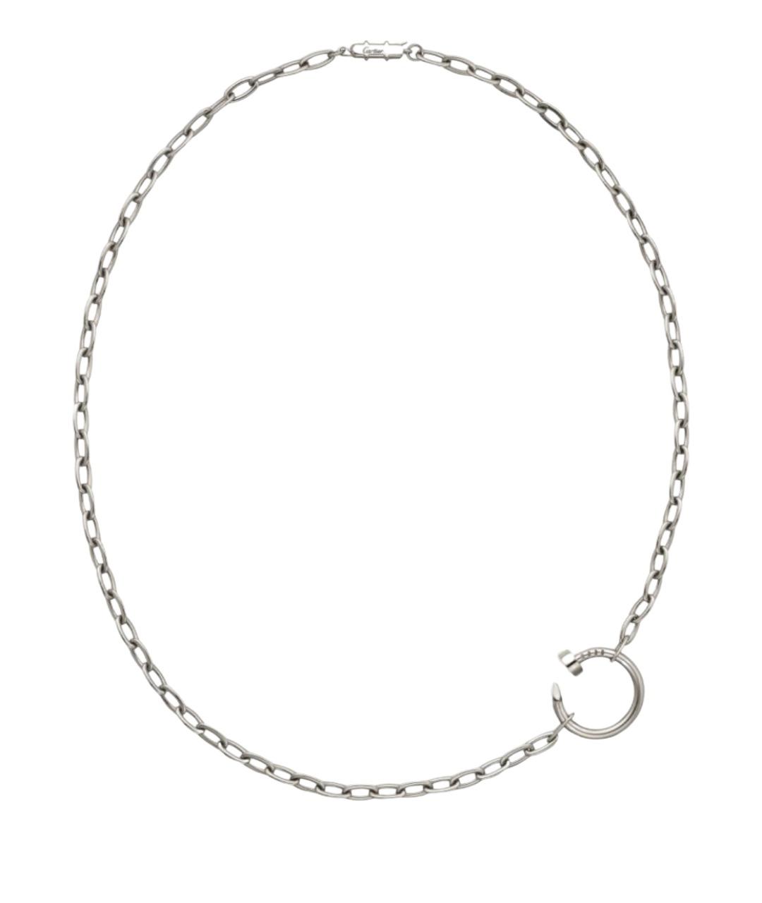 CARTIER Золотое колье из белого золота, фото 1