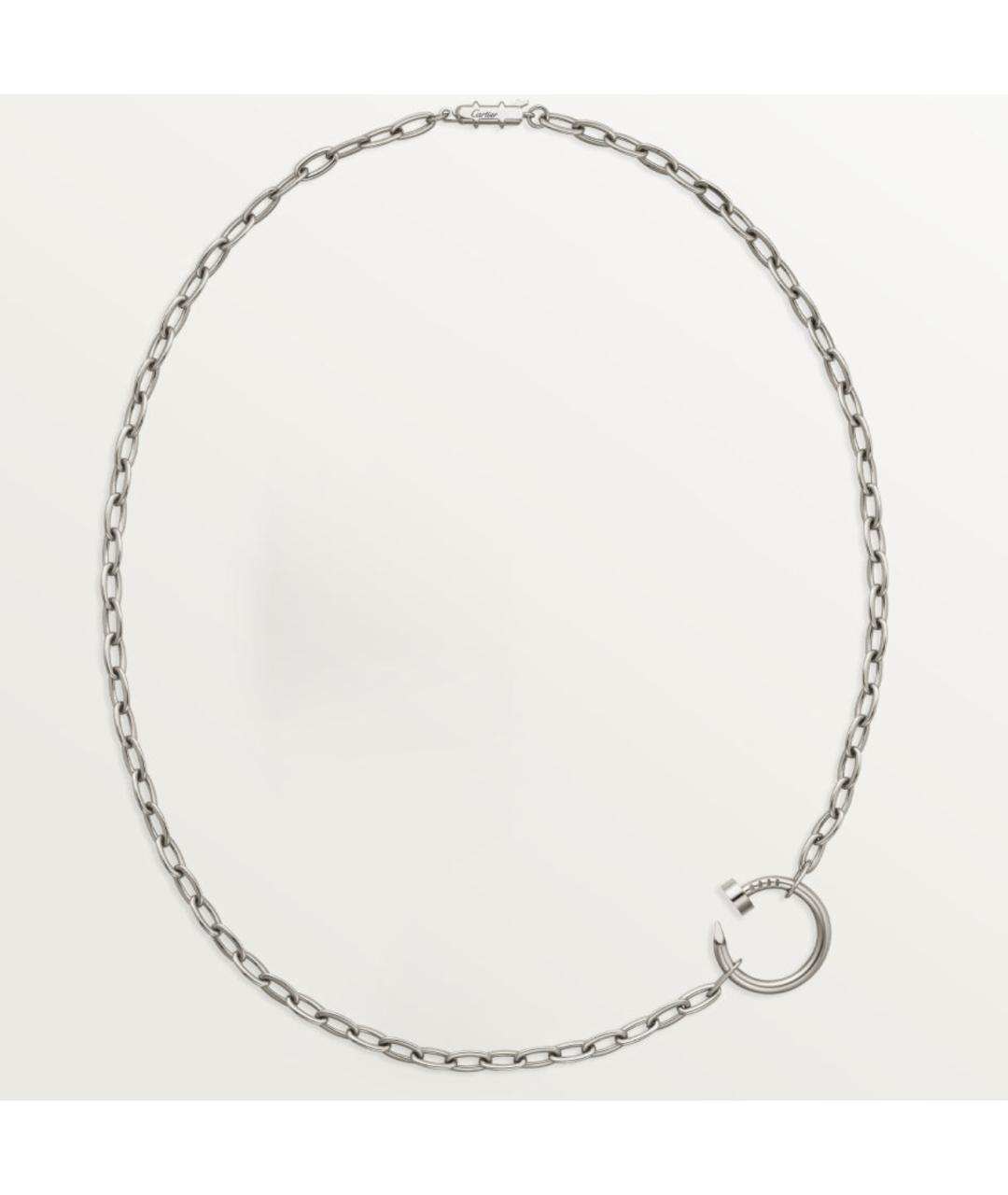 CARTIER Золотое колье из белого золота, фото 4