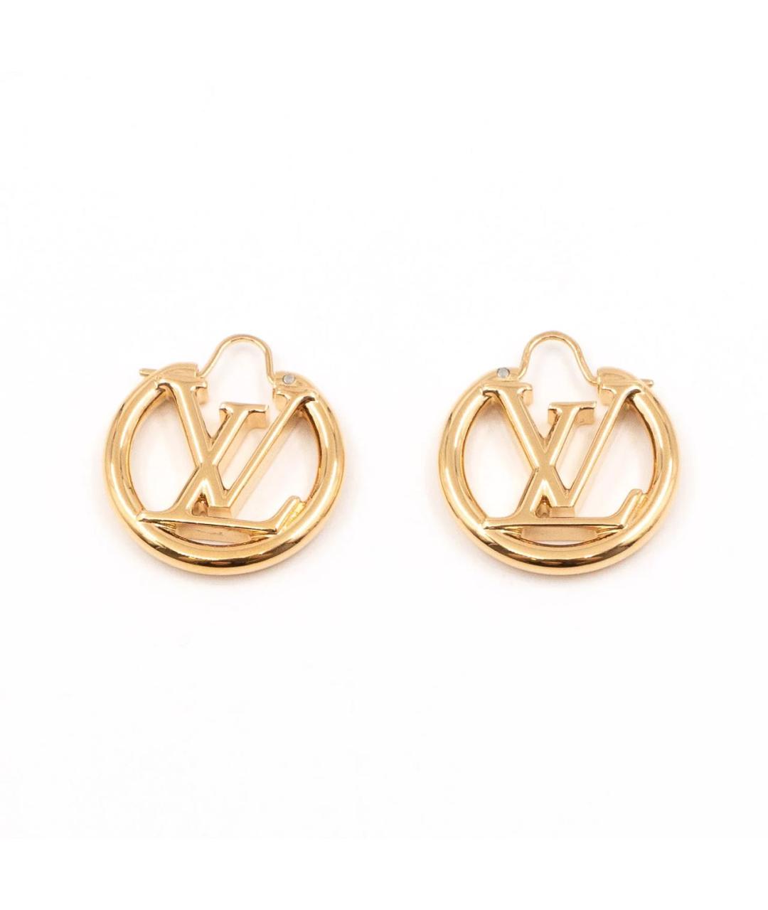 LOUIS VUITTON Золотые серьги, фото 9