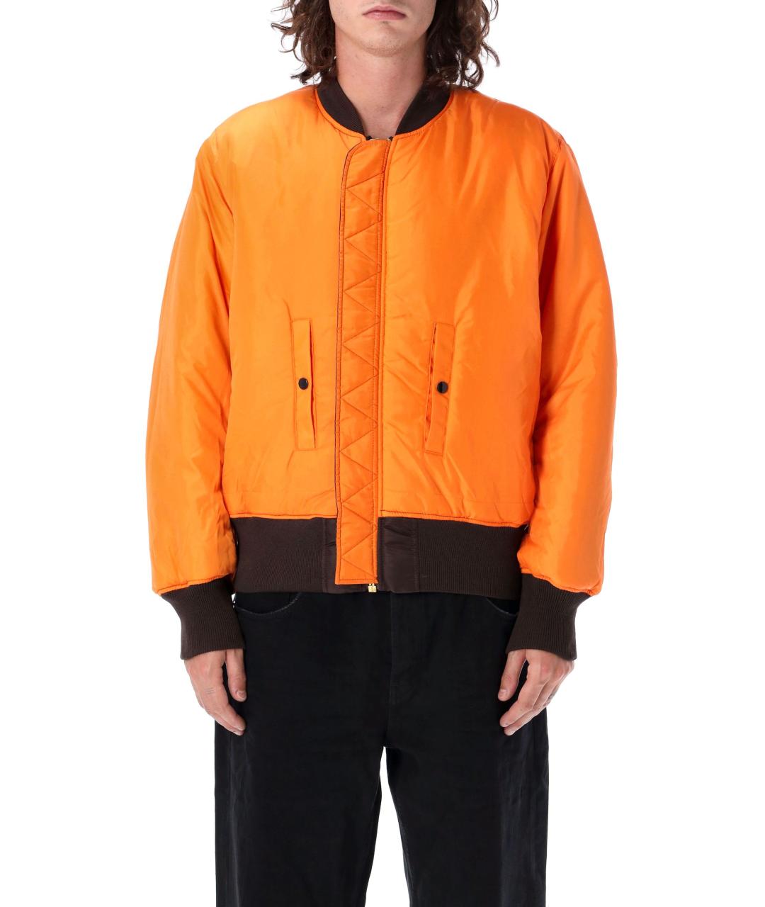 ALPHA INDUSTRIES Коричневая синтетическая куртка, фото 4