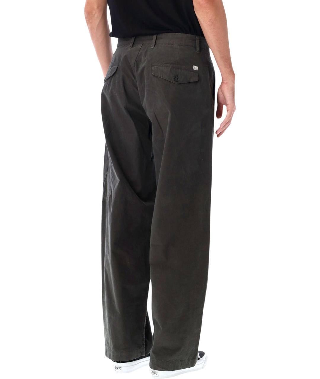 CP COMPANY Серые хлопковые повседневные брюки, фото 2