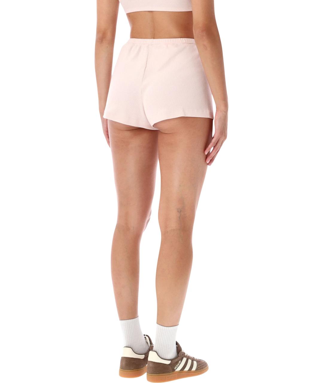 SPORTY AND RICH Розовые хлопковые шорты, фото 2