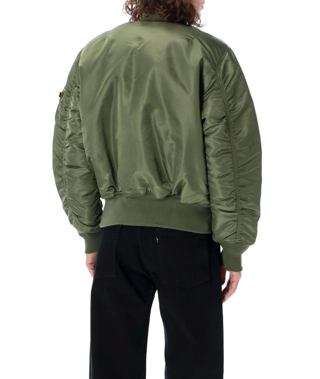 ALPHA INDUSTRIES Зеленая куртка, фото 2