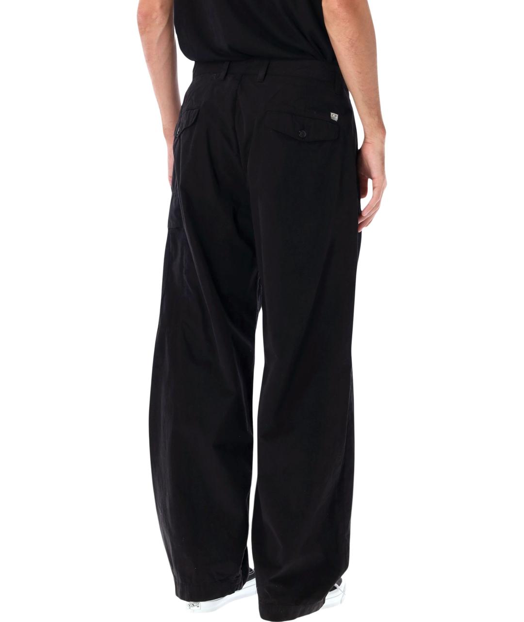 CP COMPANY Черные хлопковые повседневные брюки, фото 3
