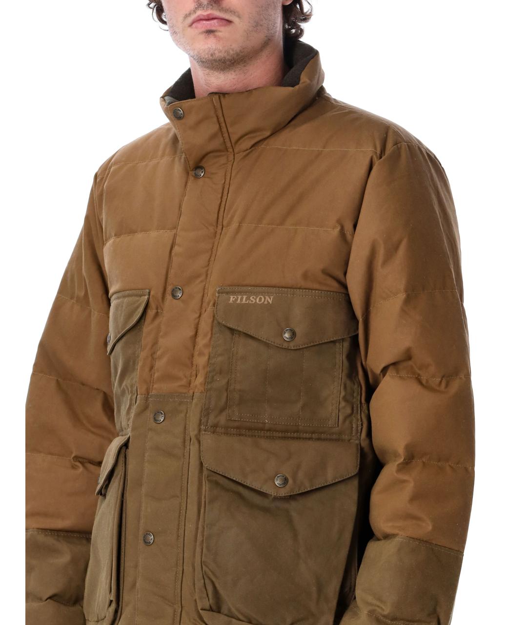 FILSON Коричневый пуховик, фото 3