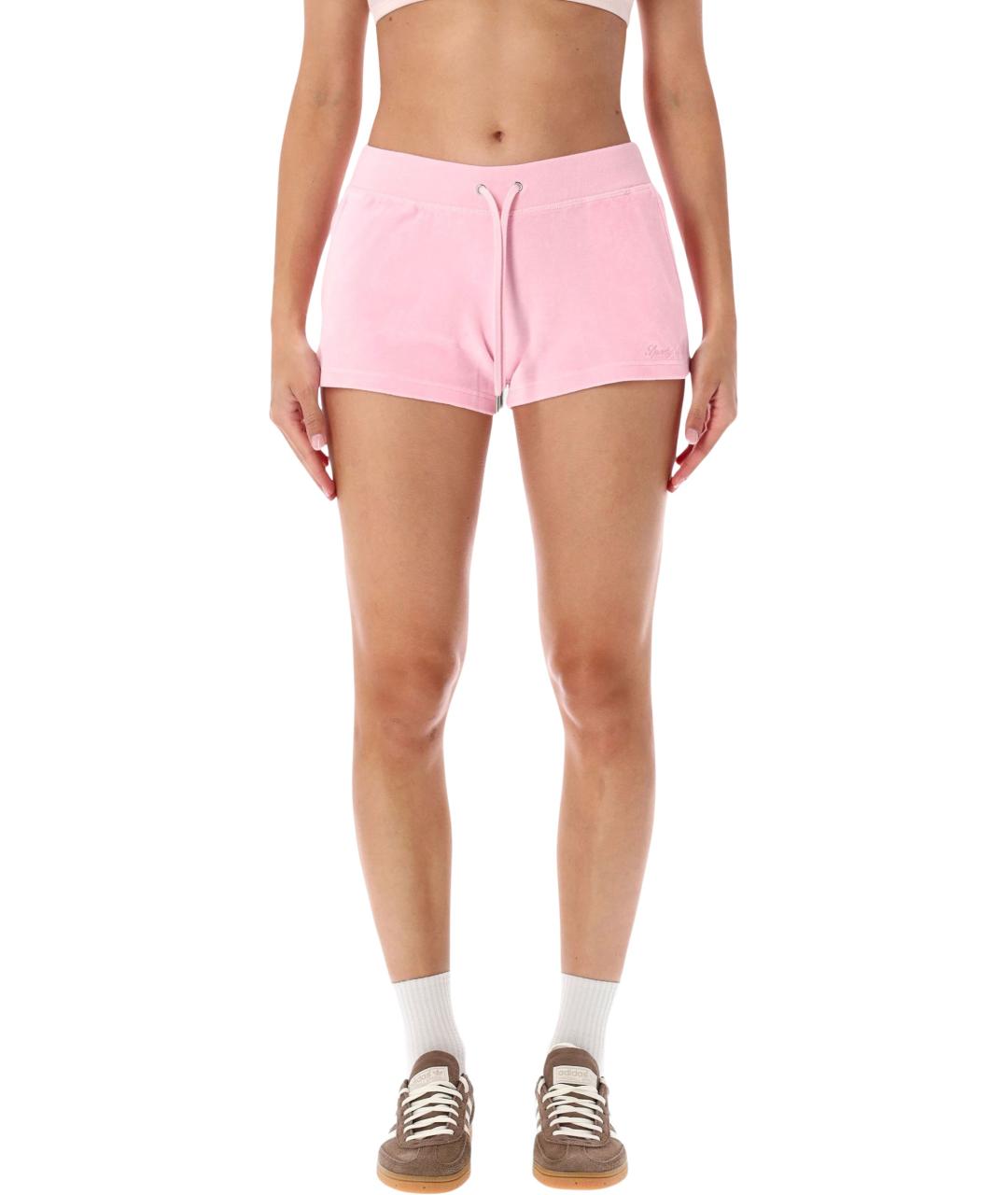 SPORTY AND RICH Розовые хлопковые шорты, фото 4
