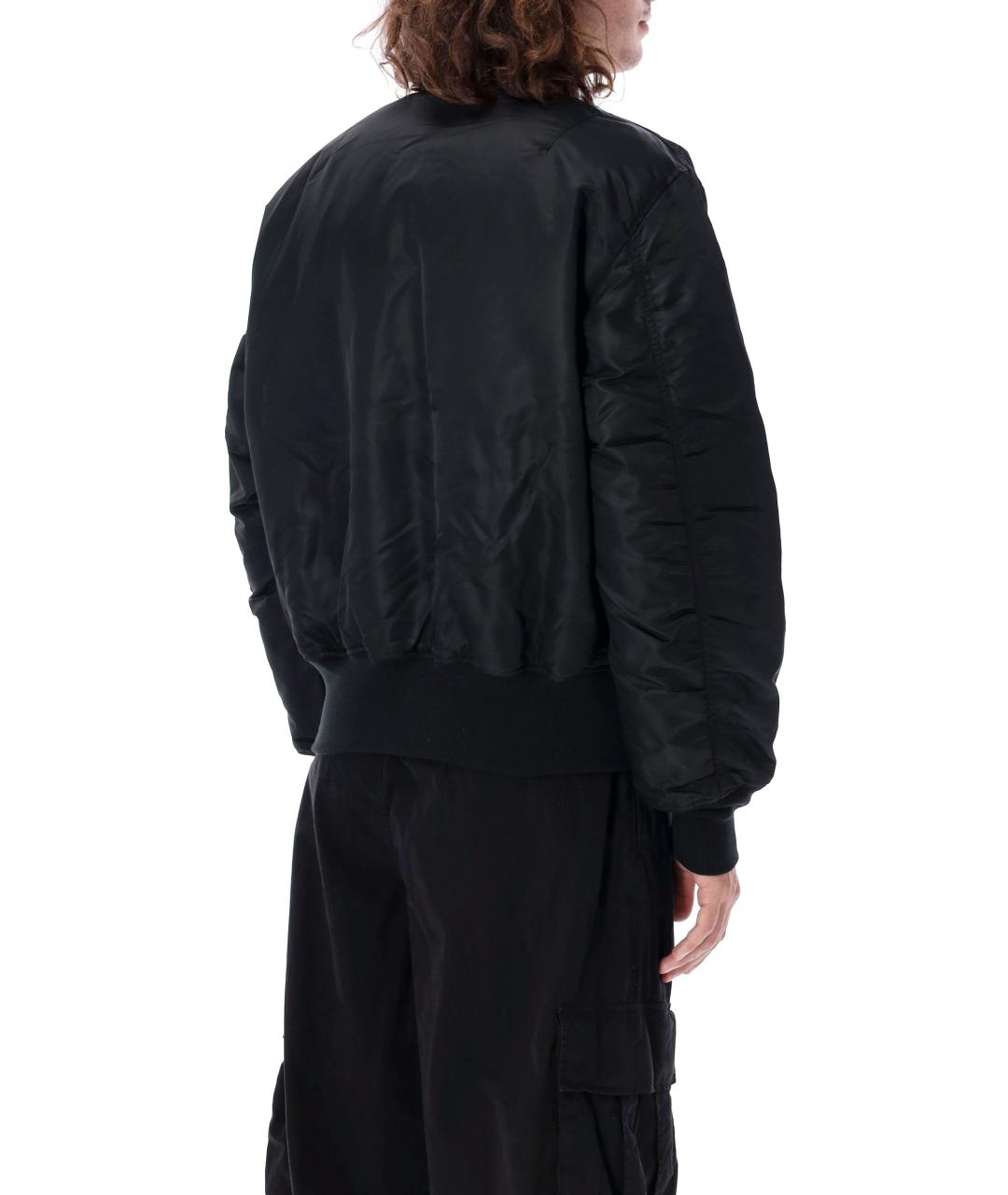 ALPHA INDUSTRIES Черная синтетическая куртка, фото 6