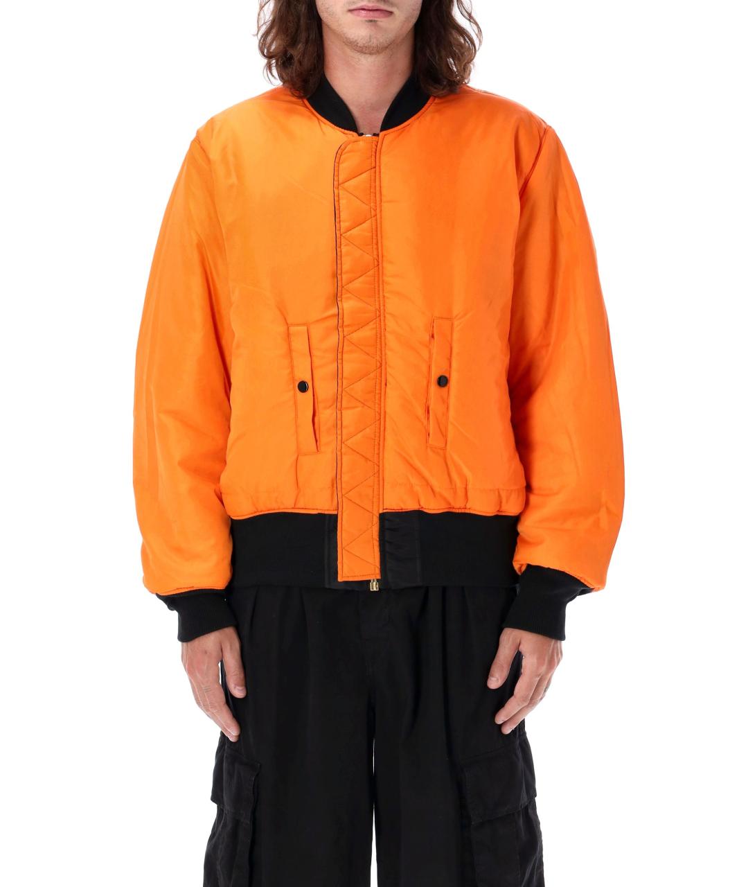 ALPHA INDUSTRIES Черная синтетическая куртка, фото 4