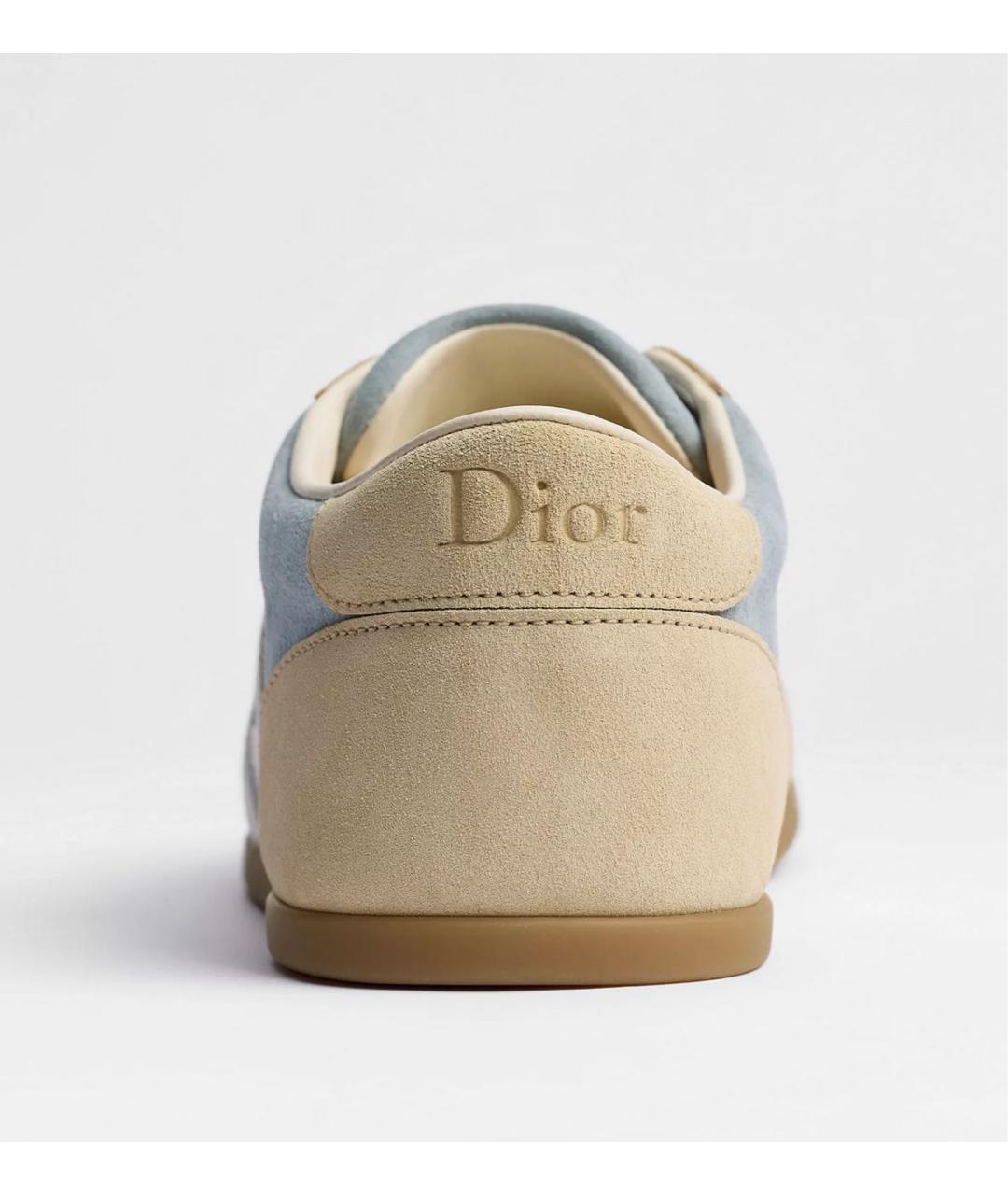 CHRISTIAN DIOR Голубые замшевые кеды, фото 3