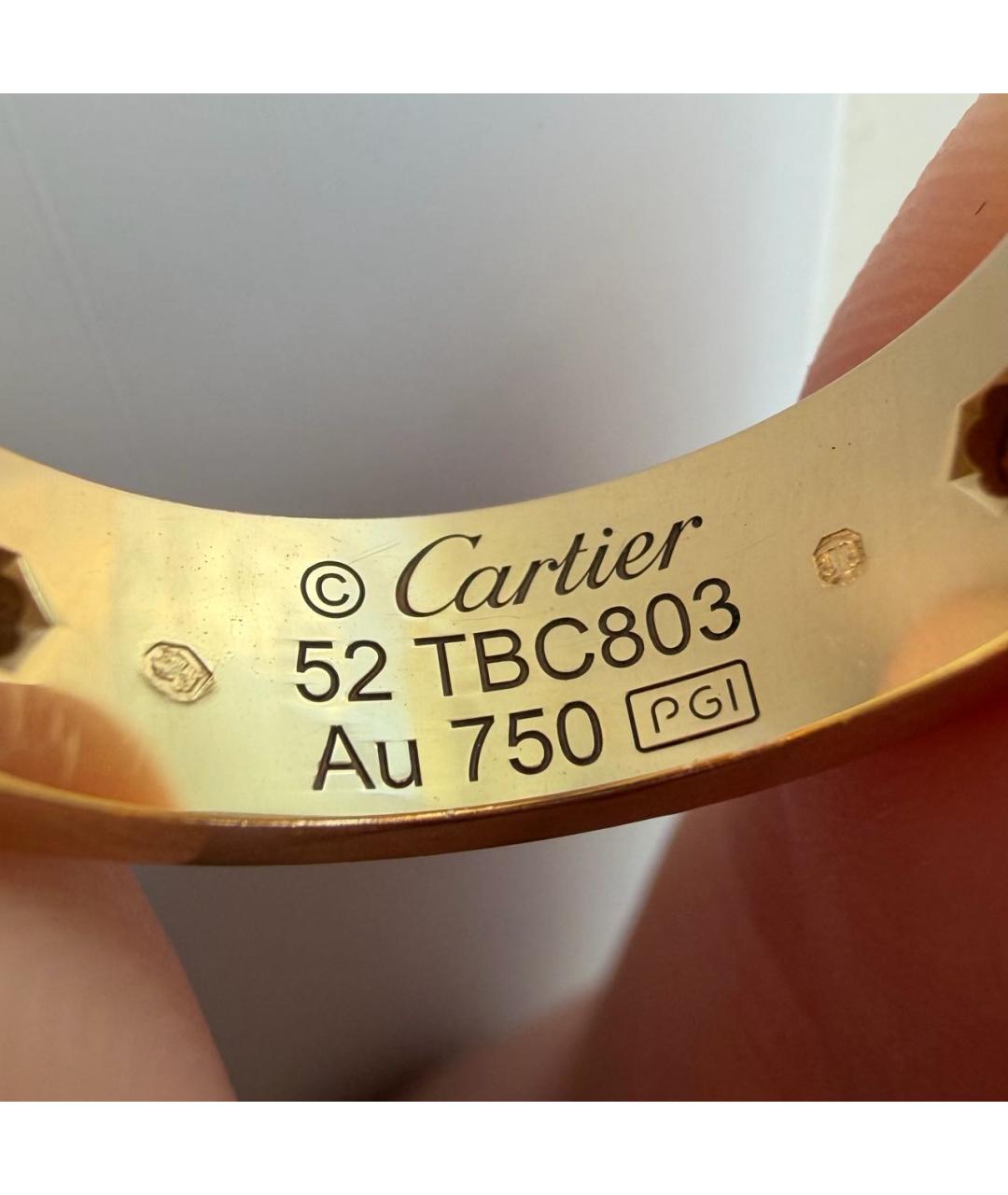 CARTIER Золотое кольцо из желтого золота, фото 8