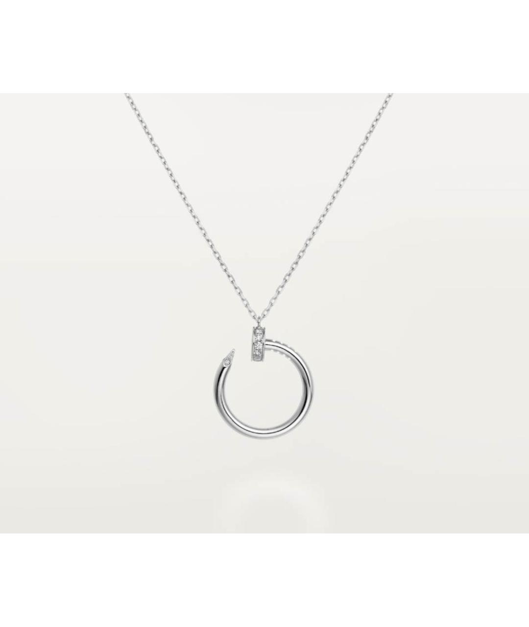 CARTIER Серебряная цепочка из белого золота, фото 4