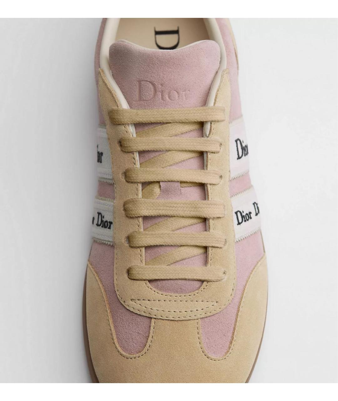 CHRISTIAN DIOR Розовые замшевые кеды, фото 5