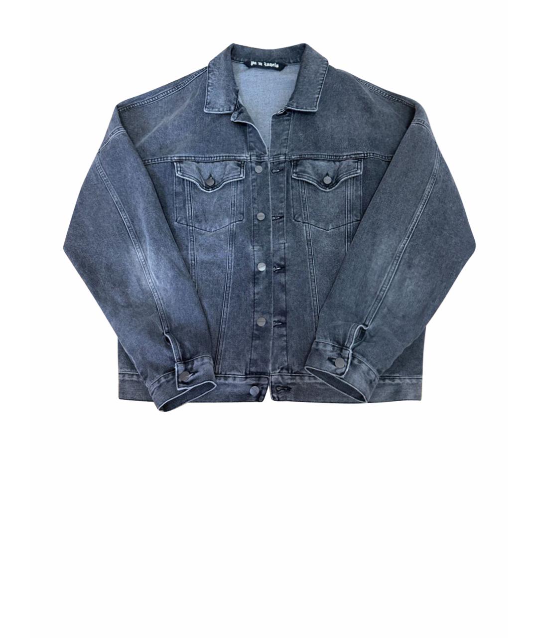 PALM ANGELS Серая деним куртка, фото 8