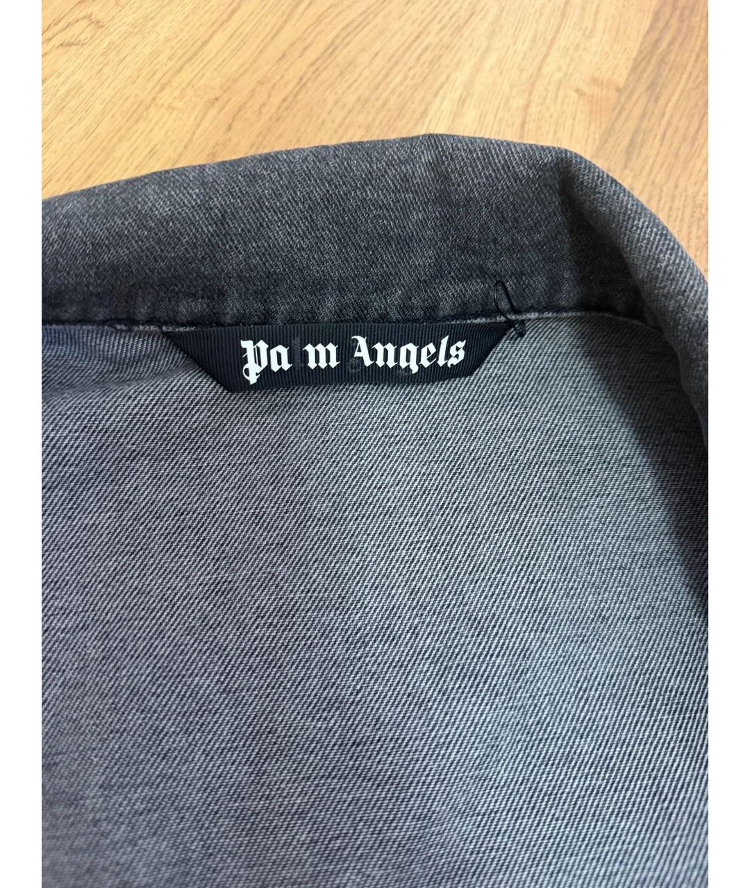PALM ANGELS Серая деним куртка, фото 7
