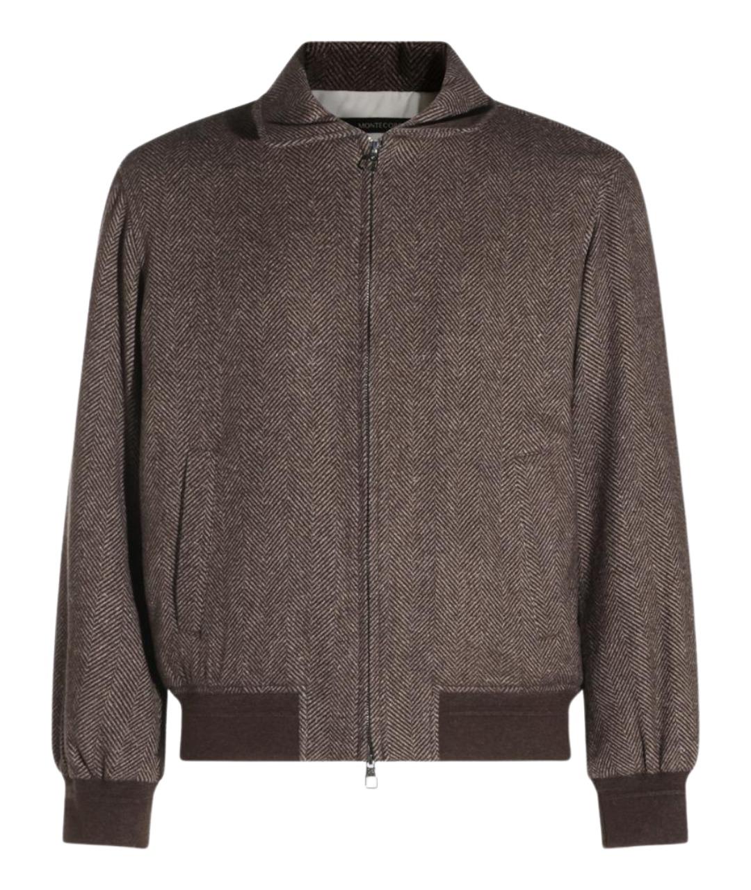 MONTECORE Коричневая кашемировая куртка, фото 1