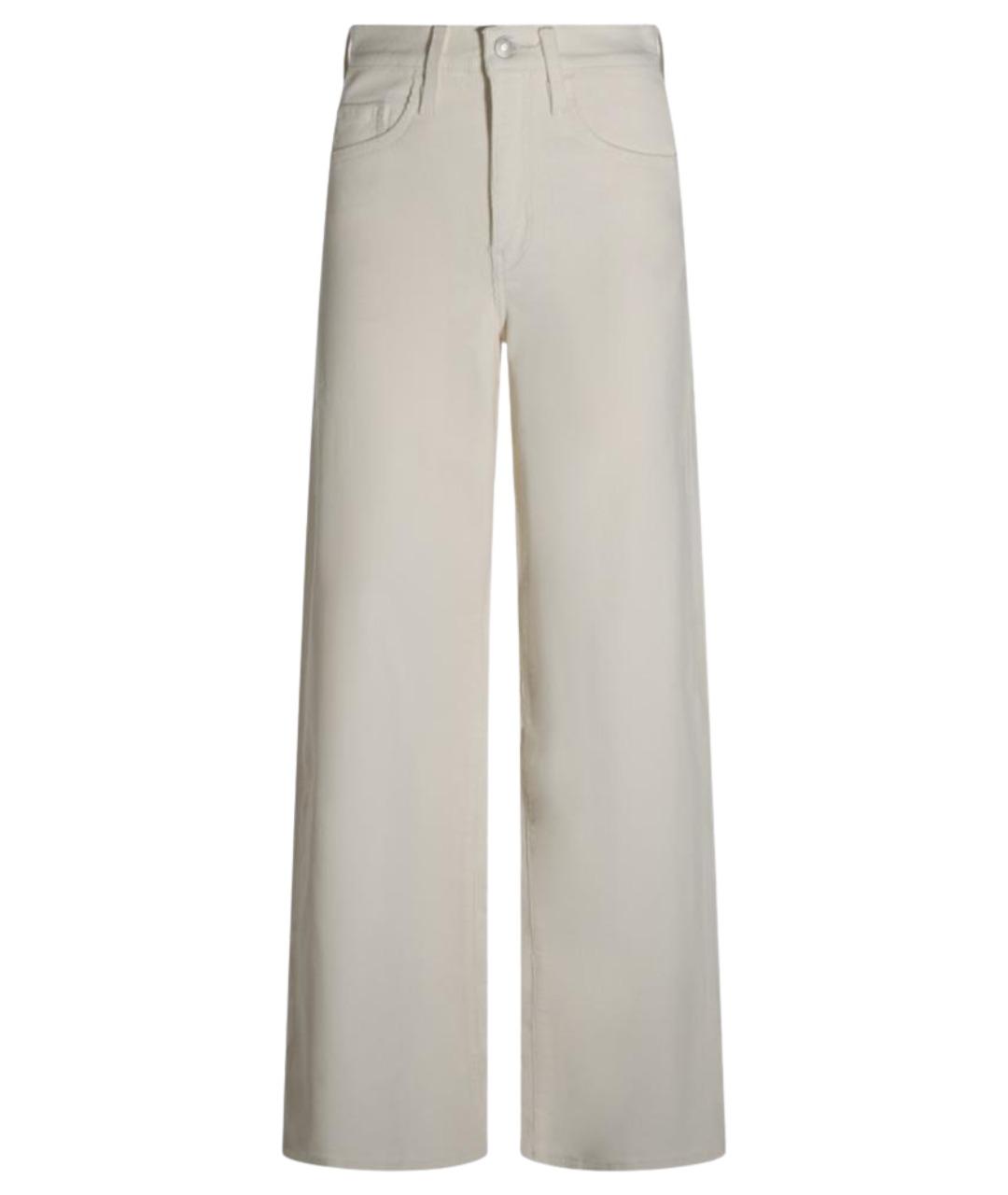 LEVI'S Белые хлопко-эластановые прямые джинсы, фото 1