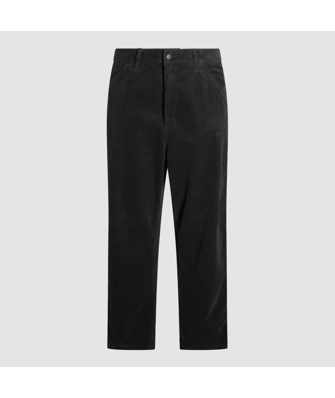 CARHARTT WIP Черные хлопковые повседневные брюки, фото 3