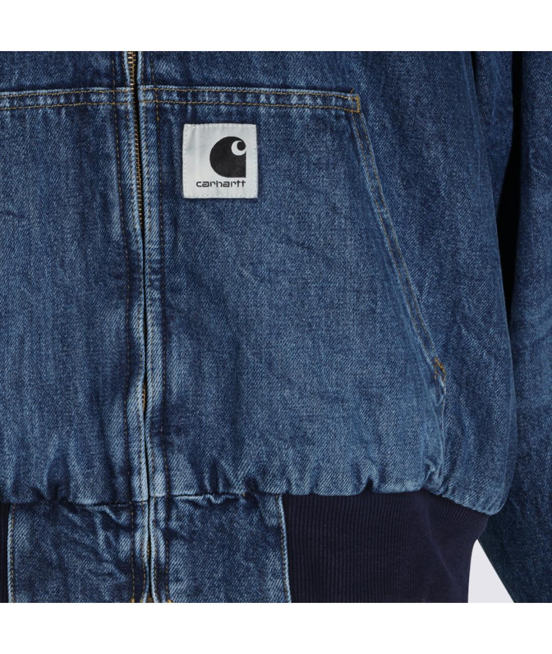 CARHARTT WIP Синяя хлопковая куртка, фото 3