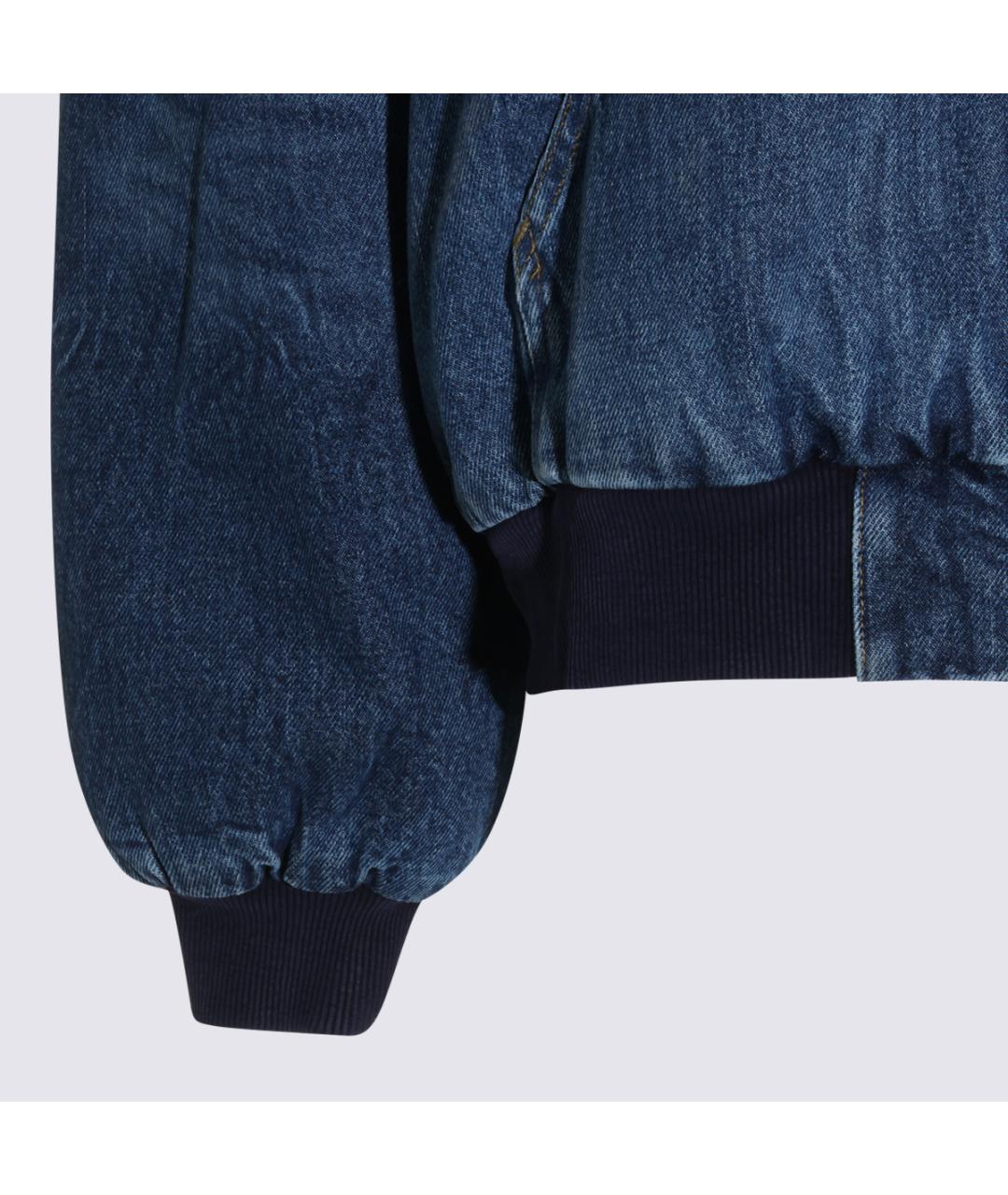 CARHARTT WIP Синяя хлопковая куртка, фото 4
