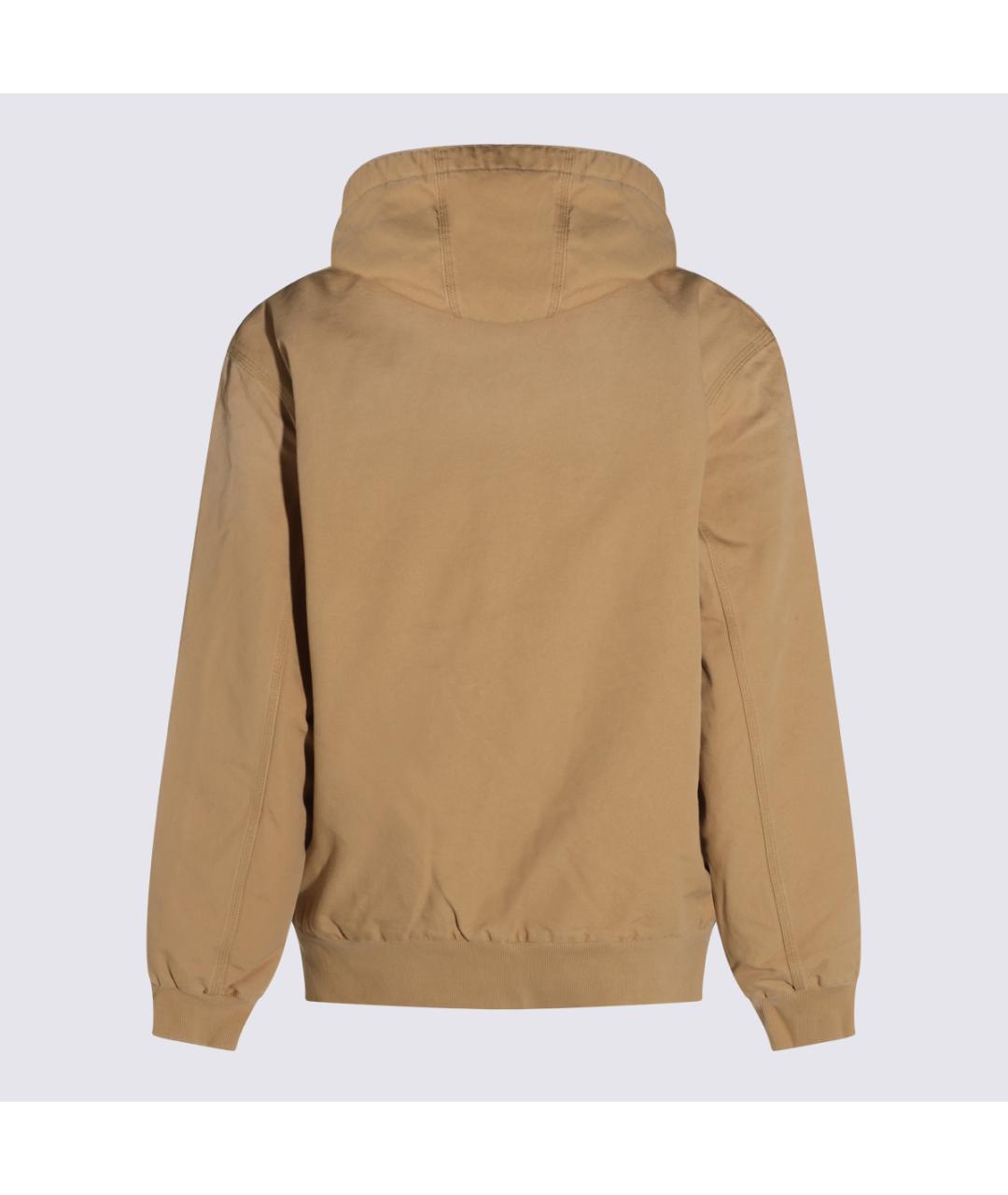 CARHARTT WIP Коричневая хлопковая куртка, фото 2