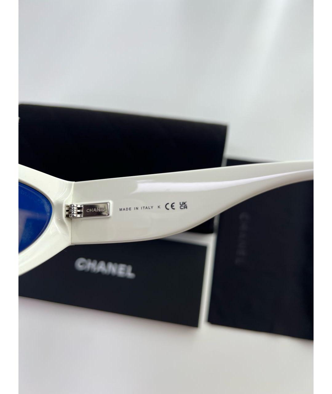 CHANEL Мульти пластиковые солнцезащитные очки, фото 6