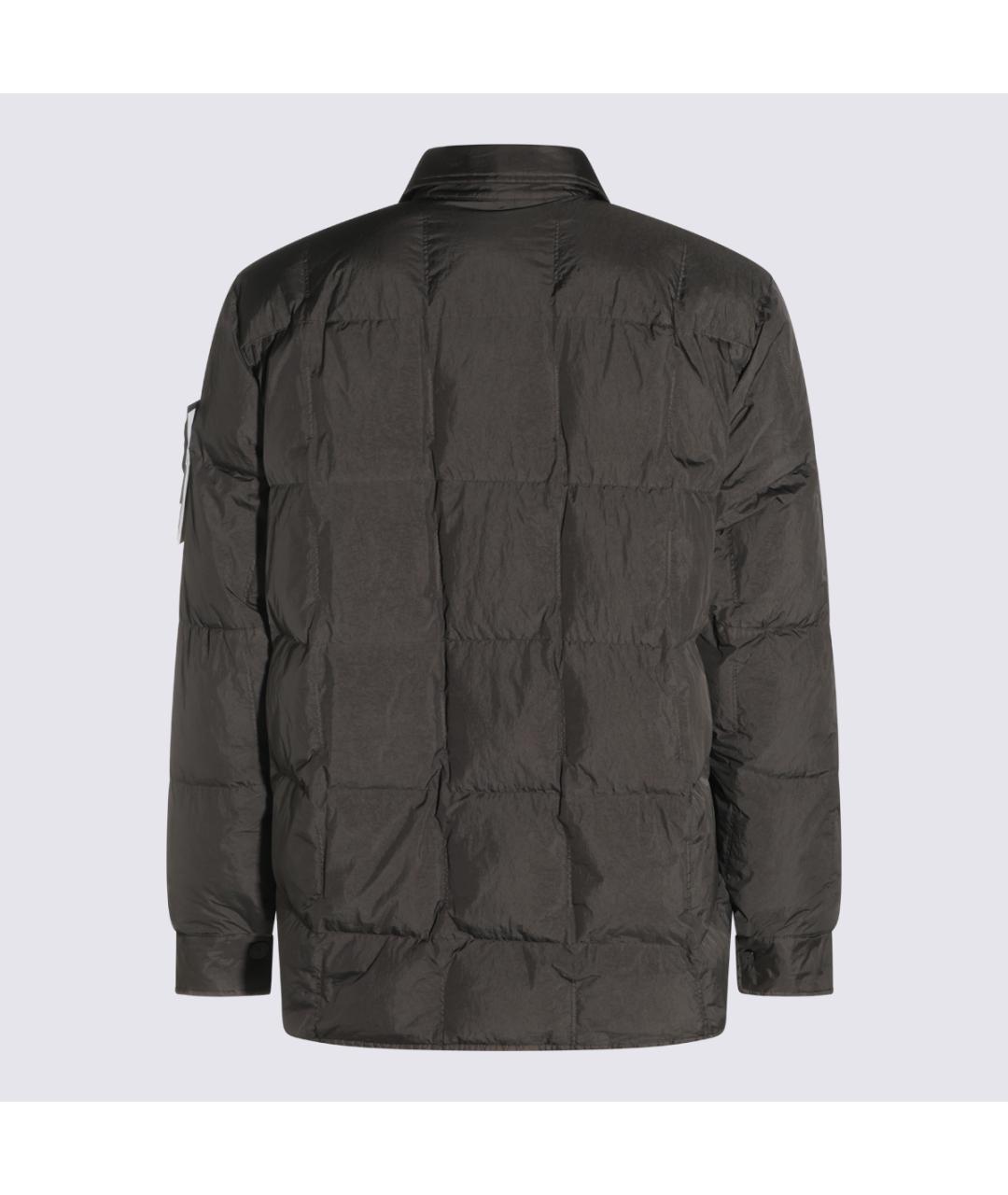 STONE ISLAND Бежевая полиамидовая куртка, фото 2