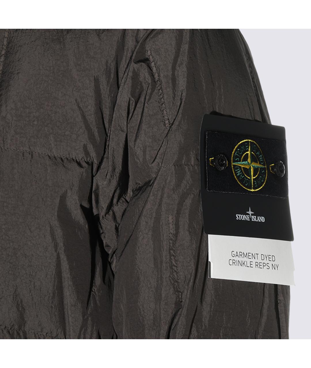 STONE ISLAND Бежевая полиамидовая куртка, фото 4