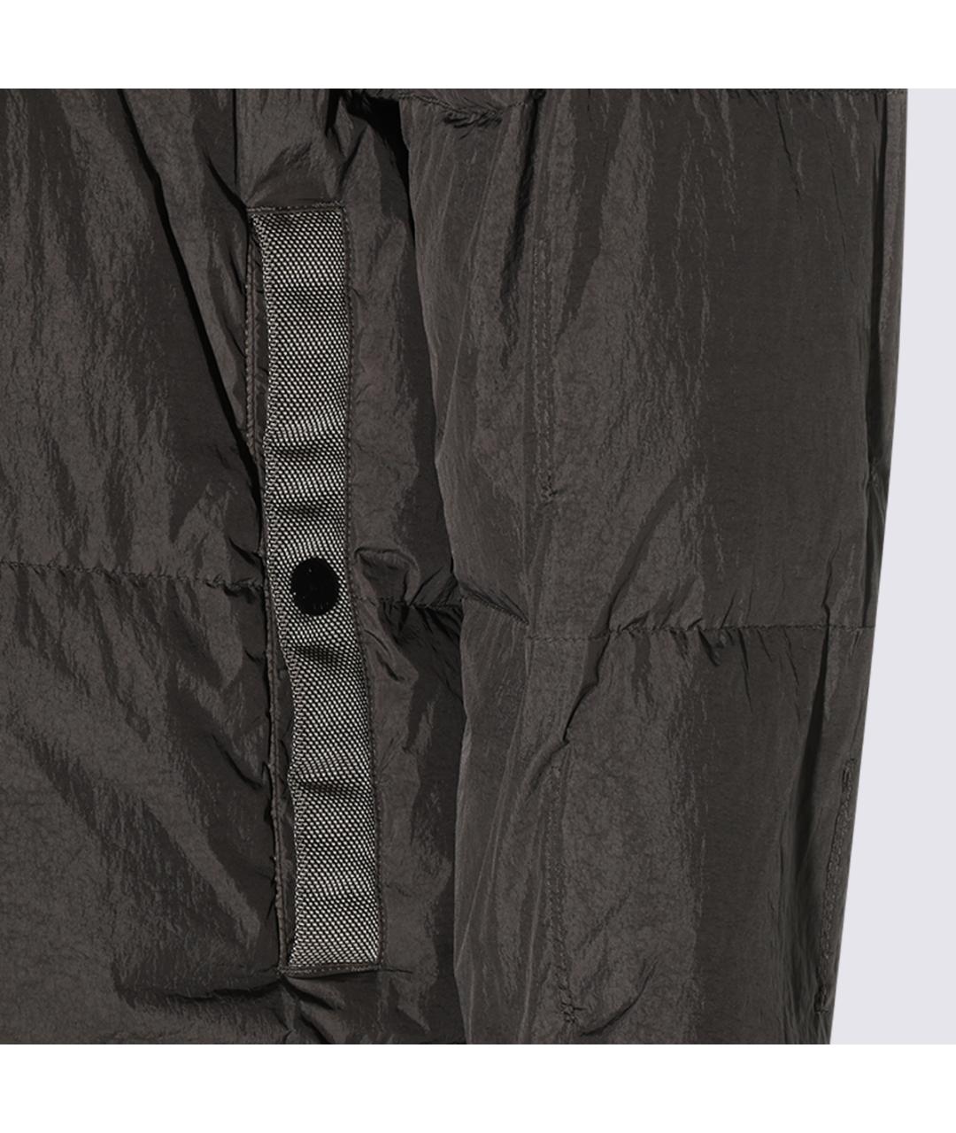 STONE ISLAND Бежевая полиамидовая куртка, фото 3