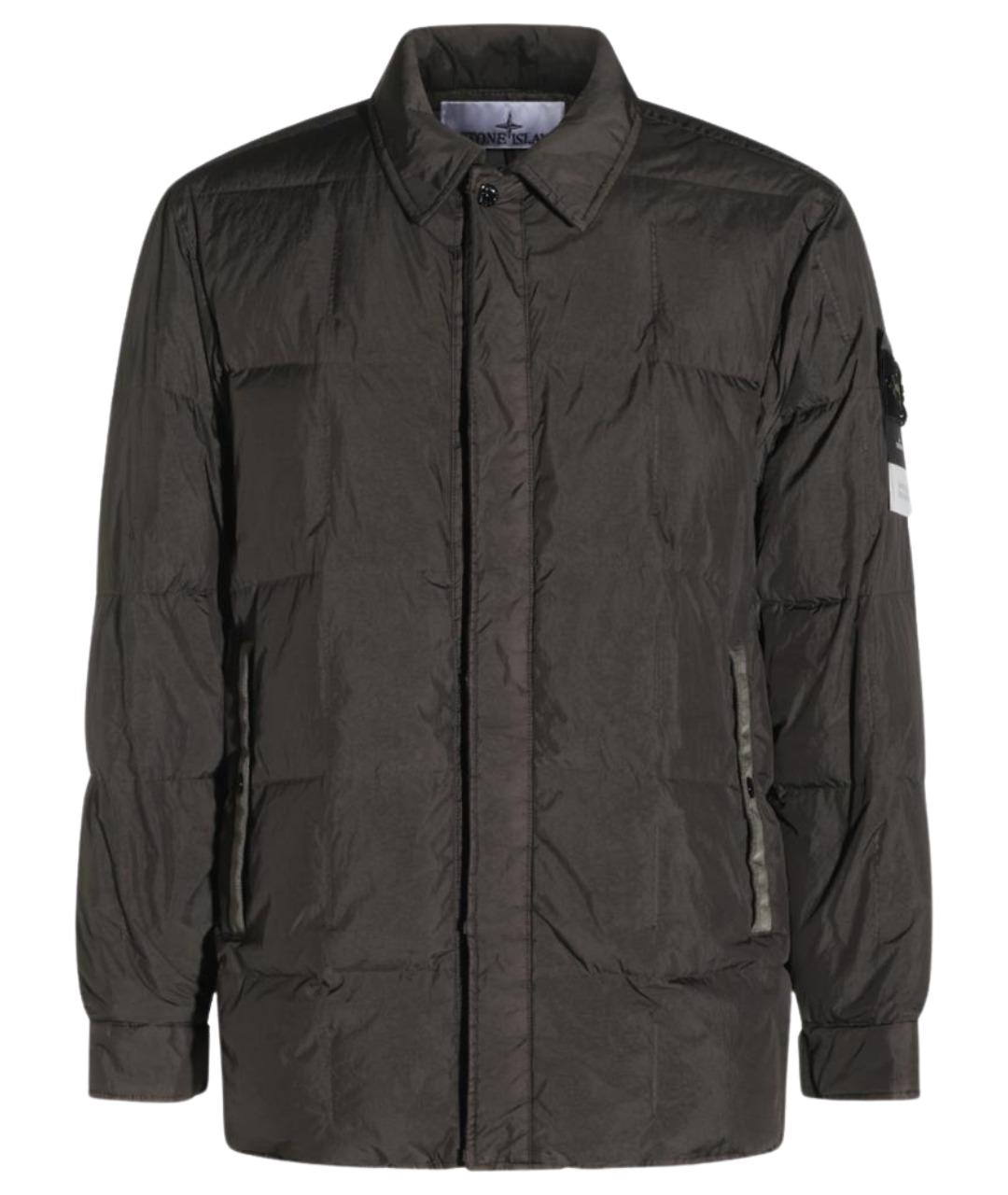 STONE ISLAND Бежевая полиамидовая куртка, фото 1