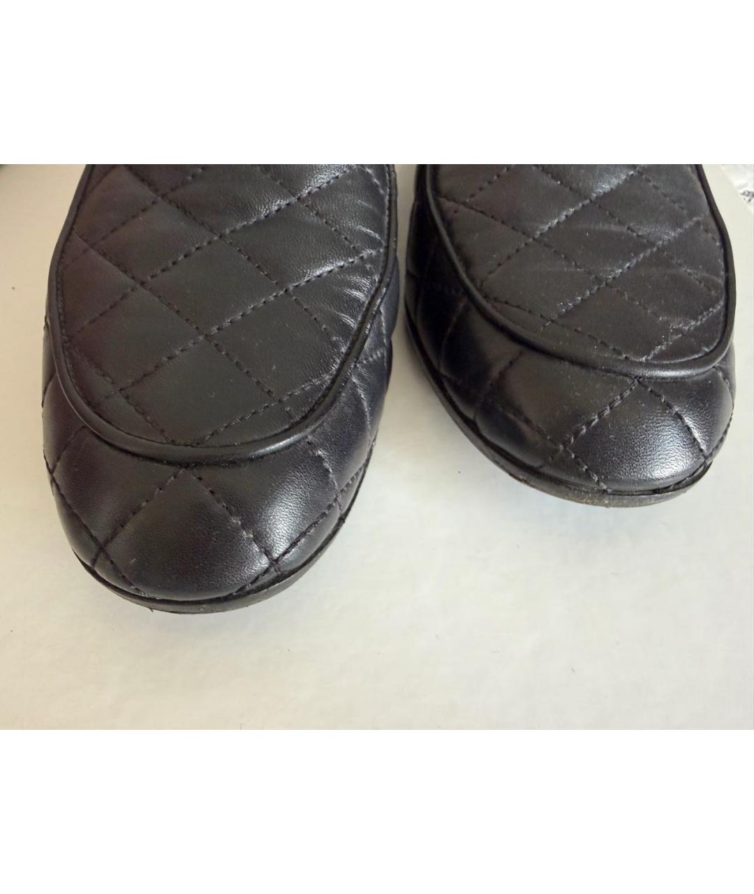 GIANVITO ROSSI Черные кожаные лоферы, фото 3