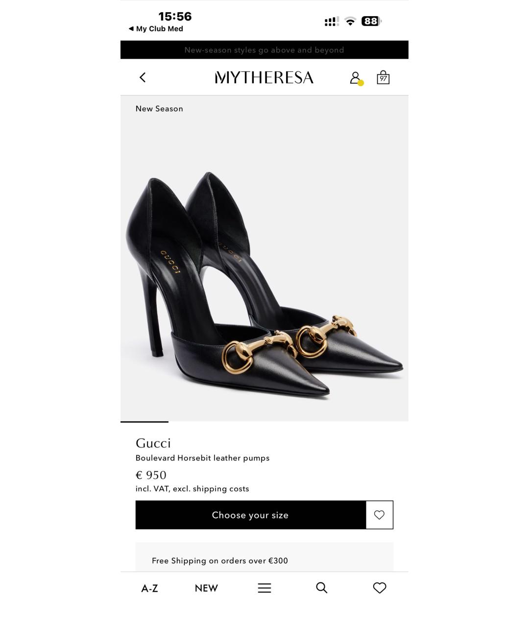 GUCCI Черные кожаные туфли, фото 8