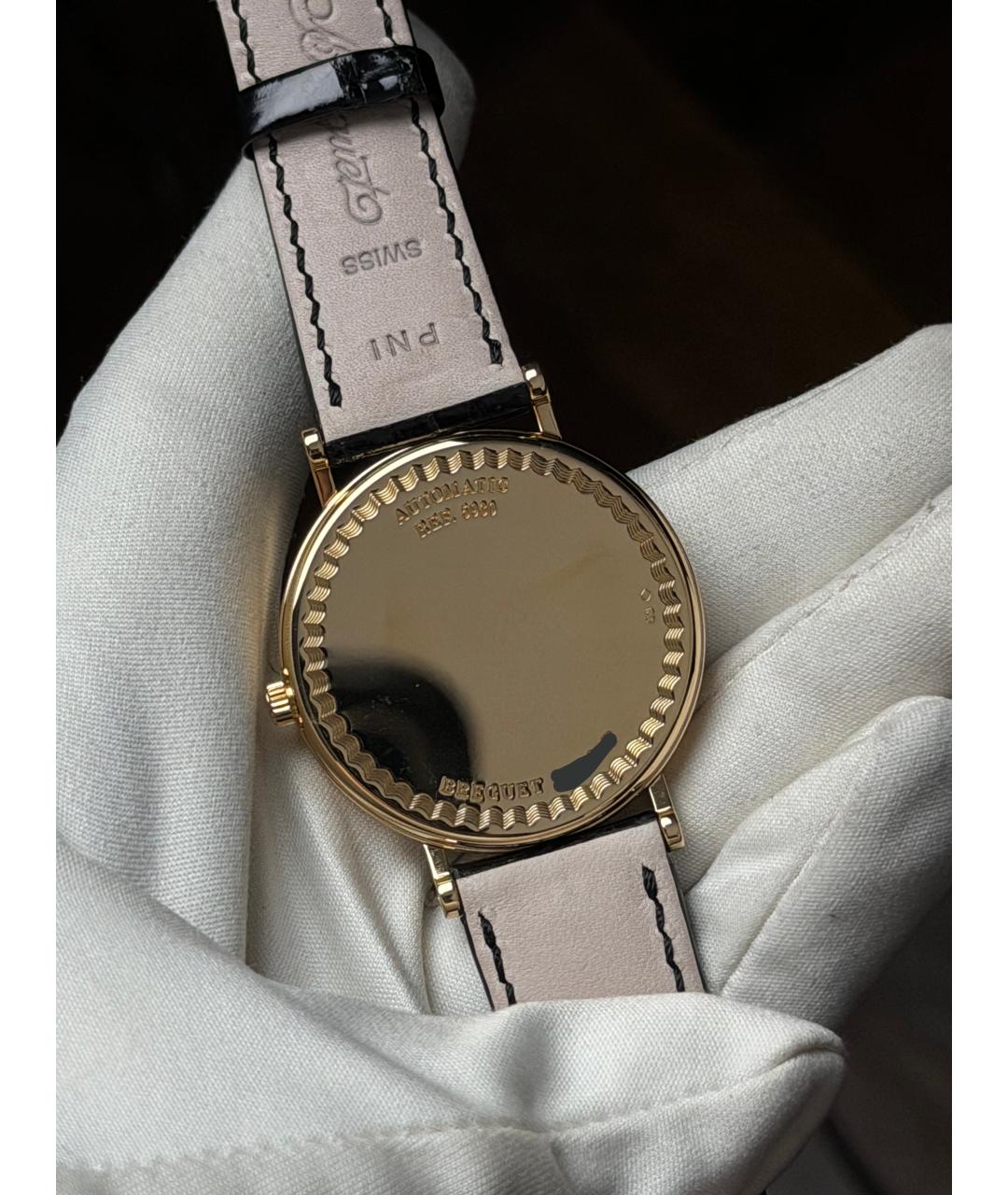 Breguet Серые часы из желтого золота, фото 9